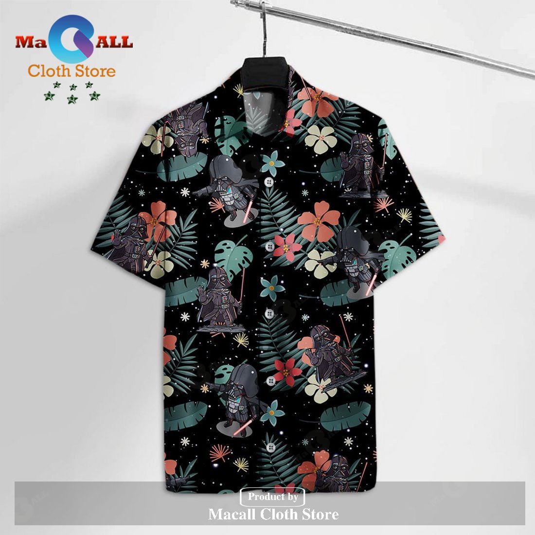 SW D.Vader Chibi Black 2023 Hawaiian Shirt