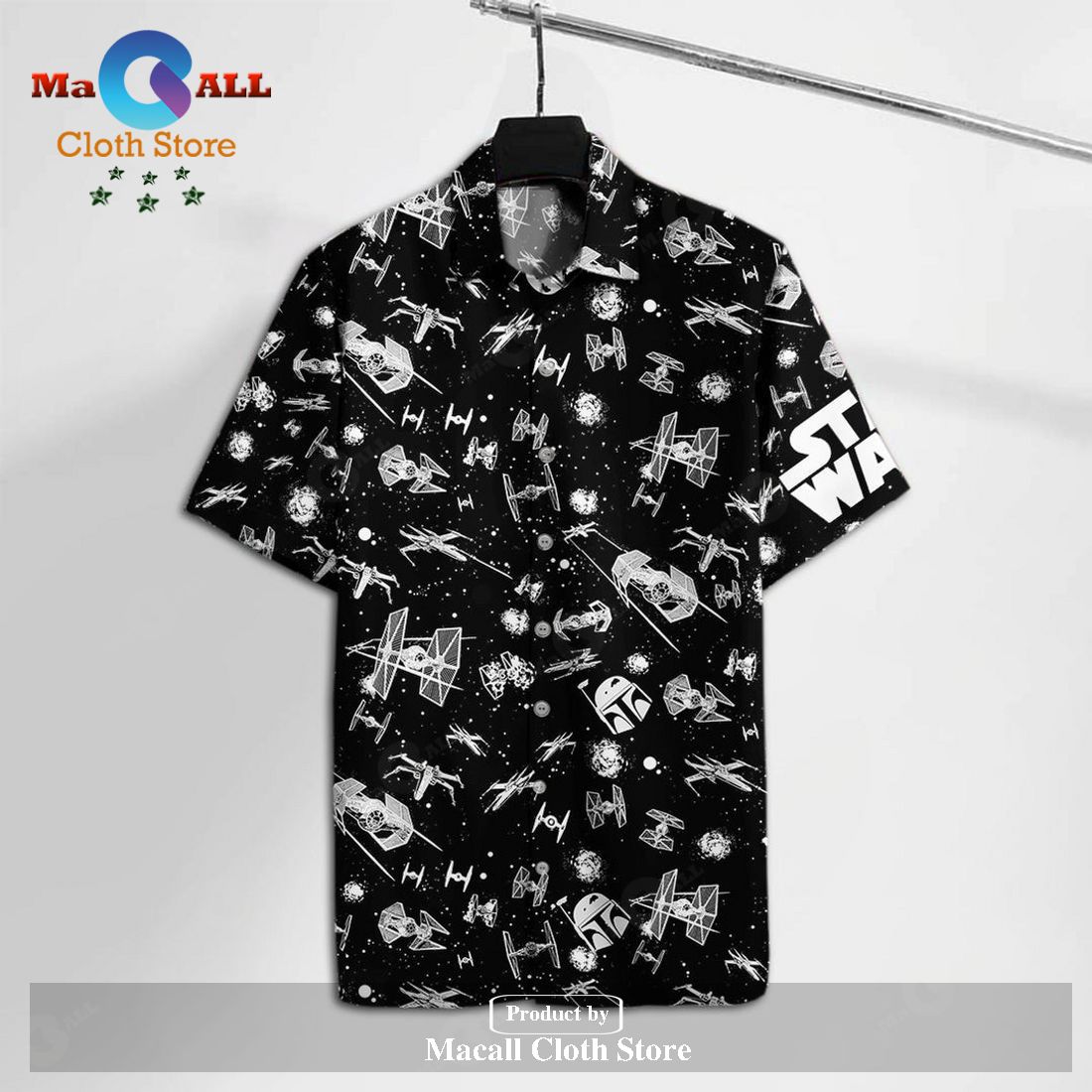 SW SW Starfighters Black T Cool Amazing SW Hawaiian Shirt