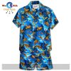 Turtle Reef Turquoise Boy’s and Shorts Hawaiian Shirt