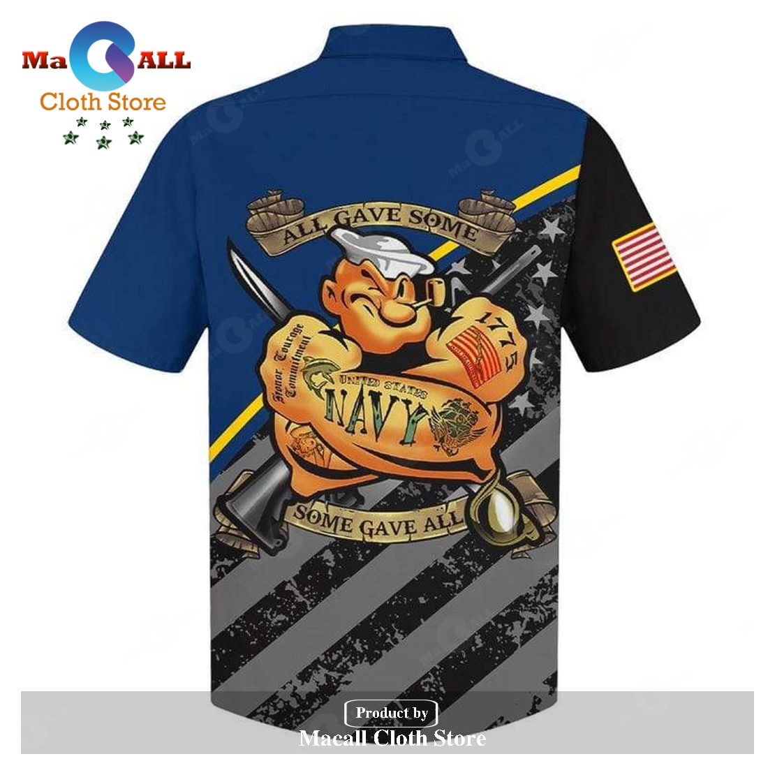 US Navy Sailor All Gave Some, Some Gave All Aloha Hawaiian Shirt US Navy Sailor All Gave Some, Some Gave All Aloha Hawaiian Shirt