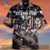 Veteran Aloha Stand For The Flag Kneel For The Fallen Unisex Full Hawaiian Shirt
