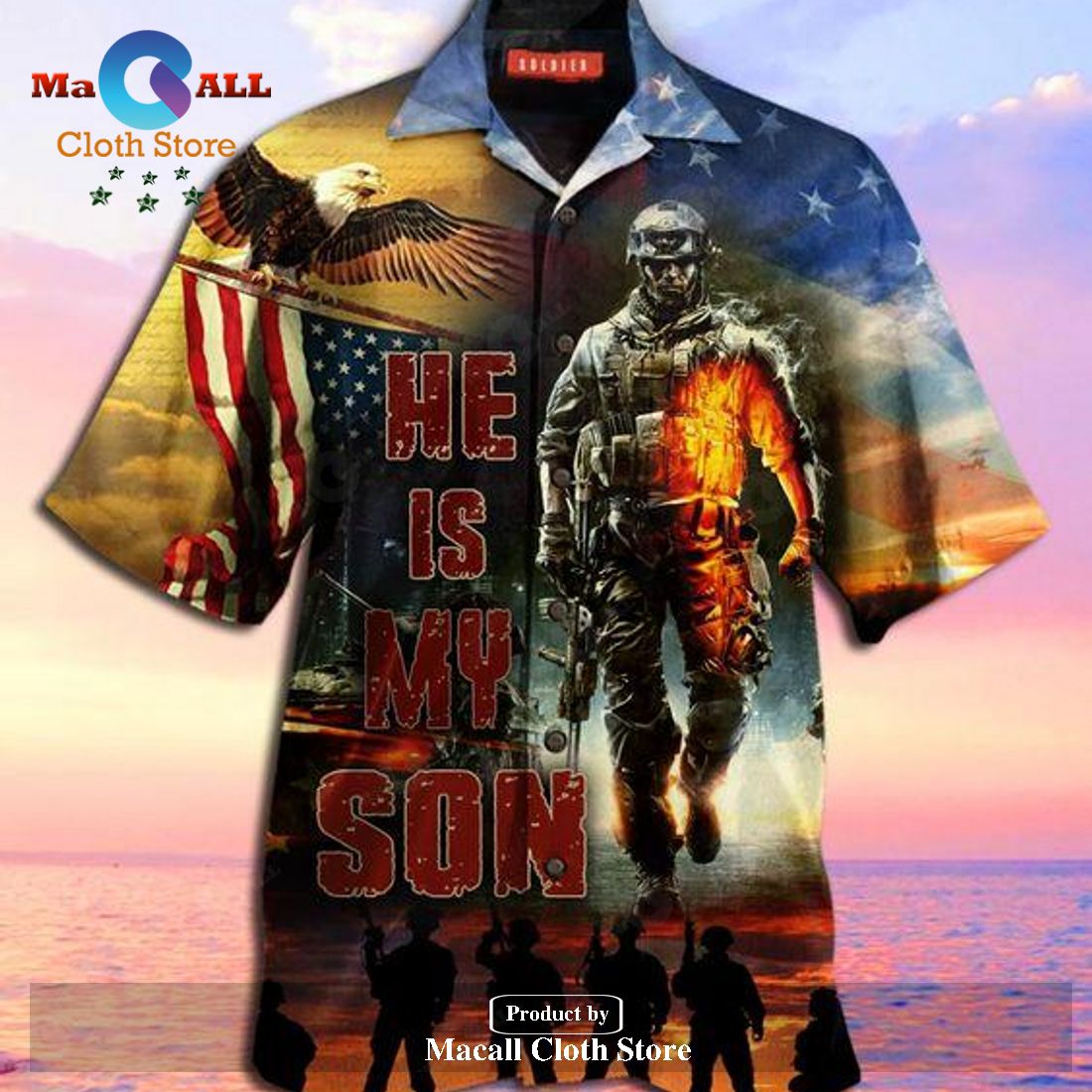 Veteran Proud Soldier Parents He Is Not Just A Soldier Hawaiian Shirt