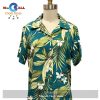 White Ginger Khaki Camp Hawaiian Shirt and Shorts