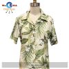 White Map of Boy’s Hawaiian Shirt and Shorts