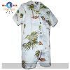 Wild Pineapple – Aqua Hawaiian Shirt and Shorts