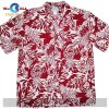 Women’s Anthurium Anthem Black Camp Hawaiian Shirt and Shorts