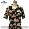 Wild Pineapple – Red Hawaiian Shirt and Shorts