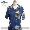Women’s Bamboo Paradise Cream Camp Hawaiian Shirt and Shorts