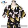 Women’s Calla Lily Purple Camp Hawaiian Shirt and Shorts
