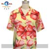 Women’s Tiare Fest Blue Camp Hawaiian Shirt and Shorts