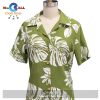 Women’s Tiare Fest Red Camp Hawaiian Shirt and Shorts