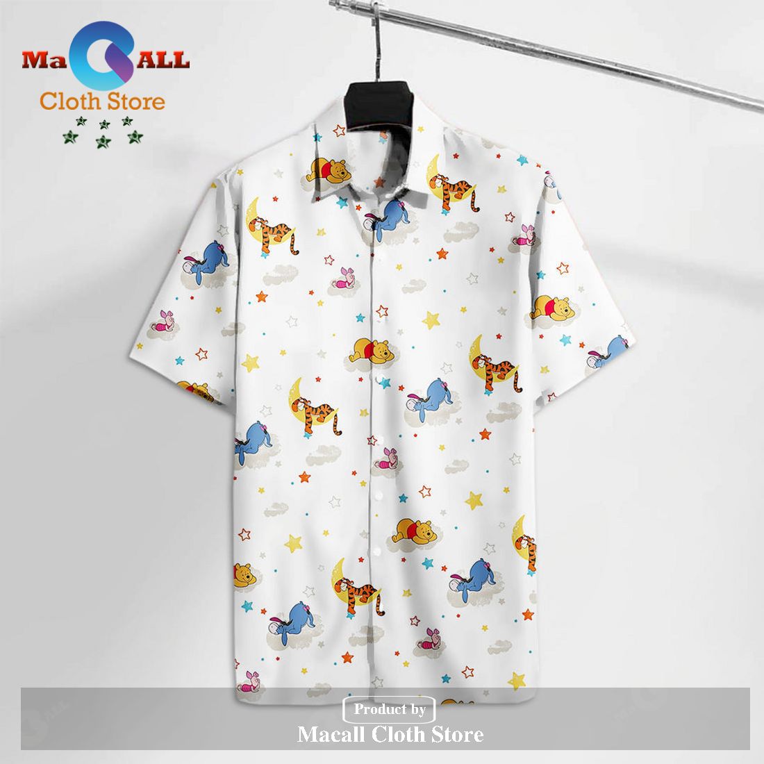 WTP Sleeping Pooh Eeyore Tigger Piglet Hawaiian Shirt and Shorts WTP Sleeping Pooh Eeyore Tigger Piglet Hawaiian Shirt and Shorts