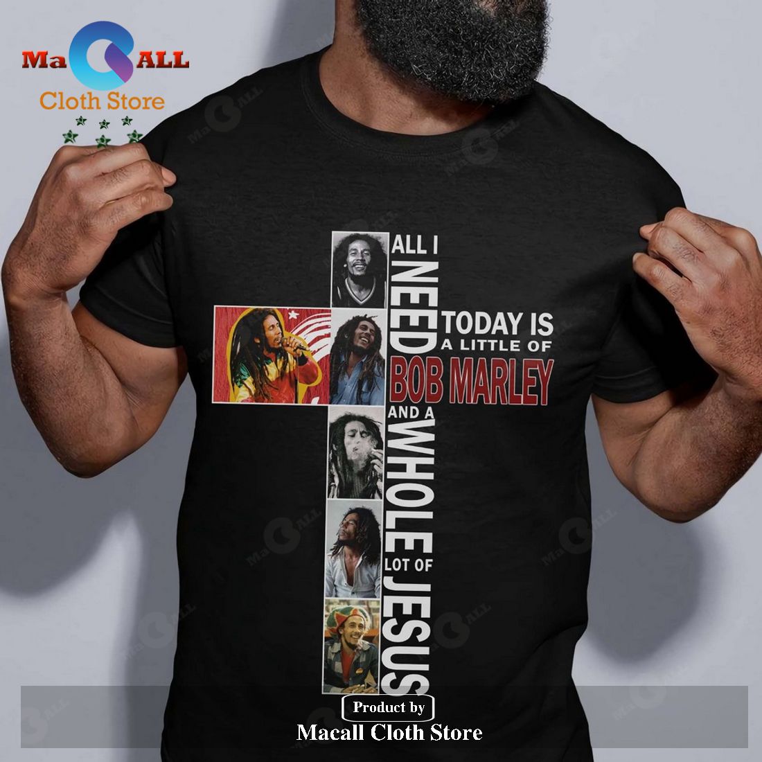 All i need to day is a little of Bob Marley and a whole lot of Jesus Unisex Classic T-Shirt Hoodie Sweatshirt All i need to day is a little of Bob Marley and a whole lot of Jesus Unisex Classic T-Shirt Hoodie Sweatshirt