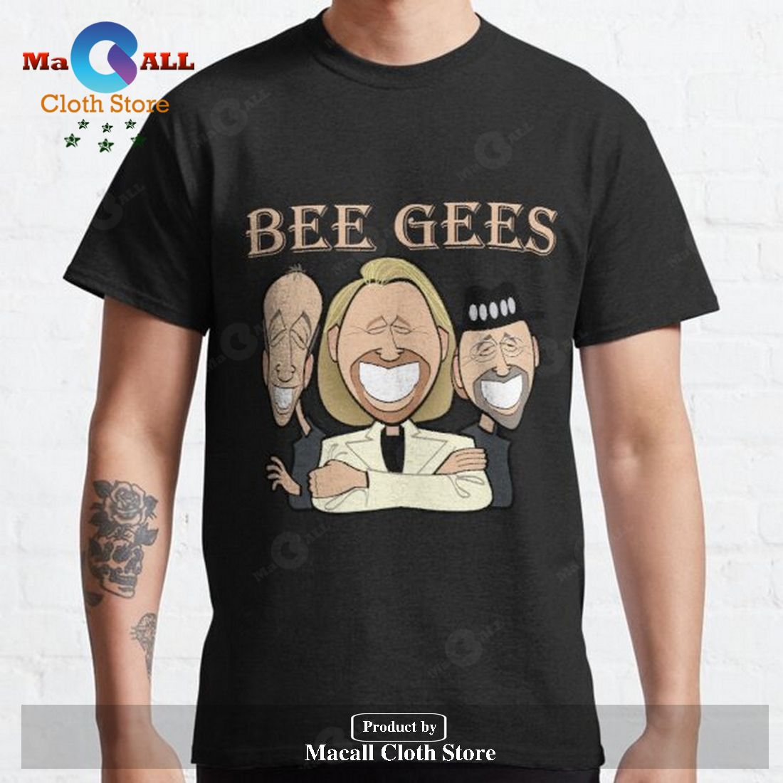 Bee Gees Unisex Classic Trend T-Shirt Hoodie Sweatshirt