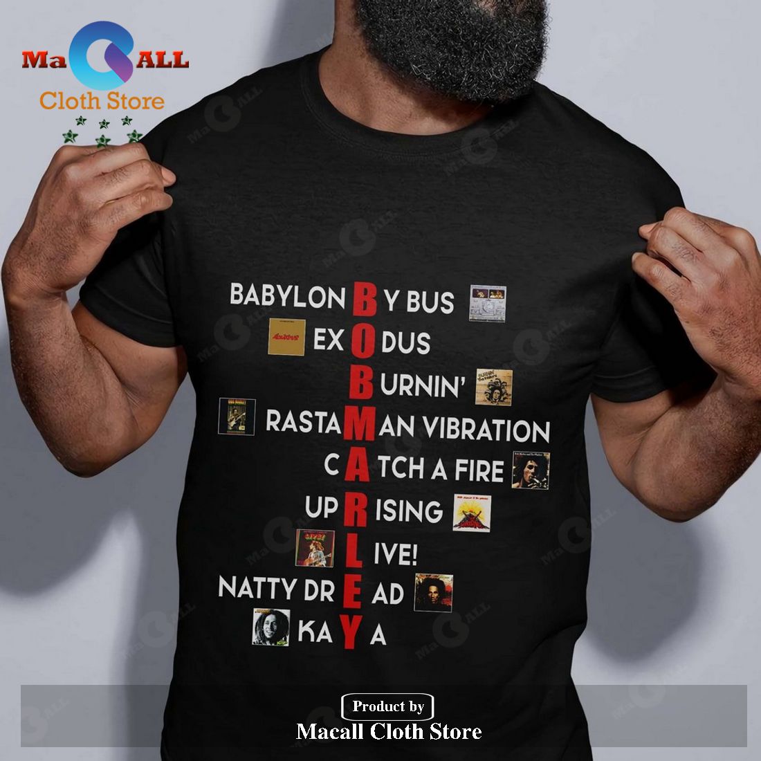 Bob Marley Albums Unisex Classic T-Shirt Hoodie Sweatshirt