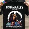 Bob Marley Unisex Classic Tee Trend T-Shirt Hoodie Sweatshirt