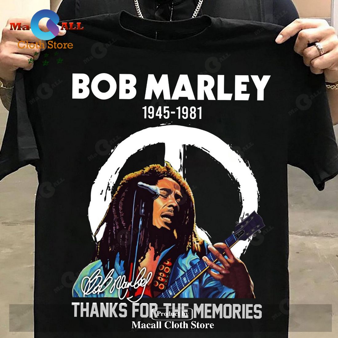 Bob Marley Unisex Classic Tee Trend T-Shirt Hoodie Sweatshirt