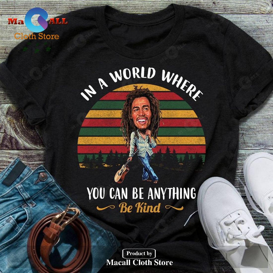 Bob Marley Unisex Classic Trend T-Shirt Hoodie Sweatshirt