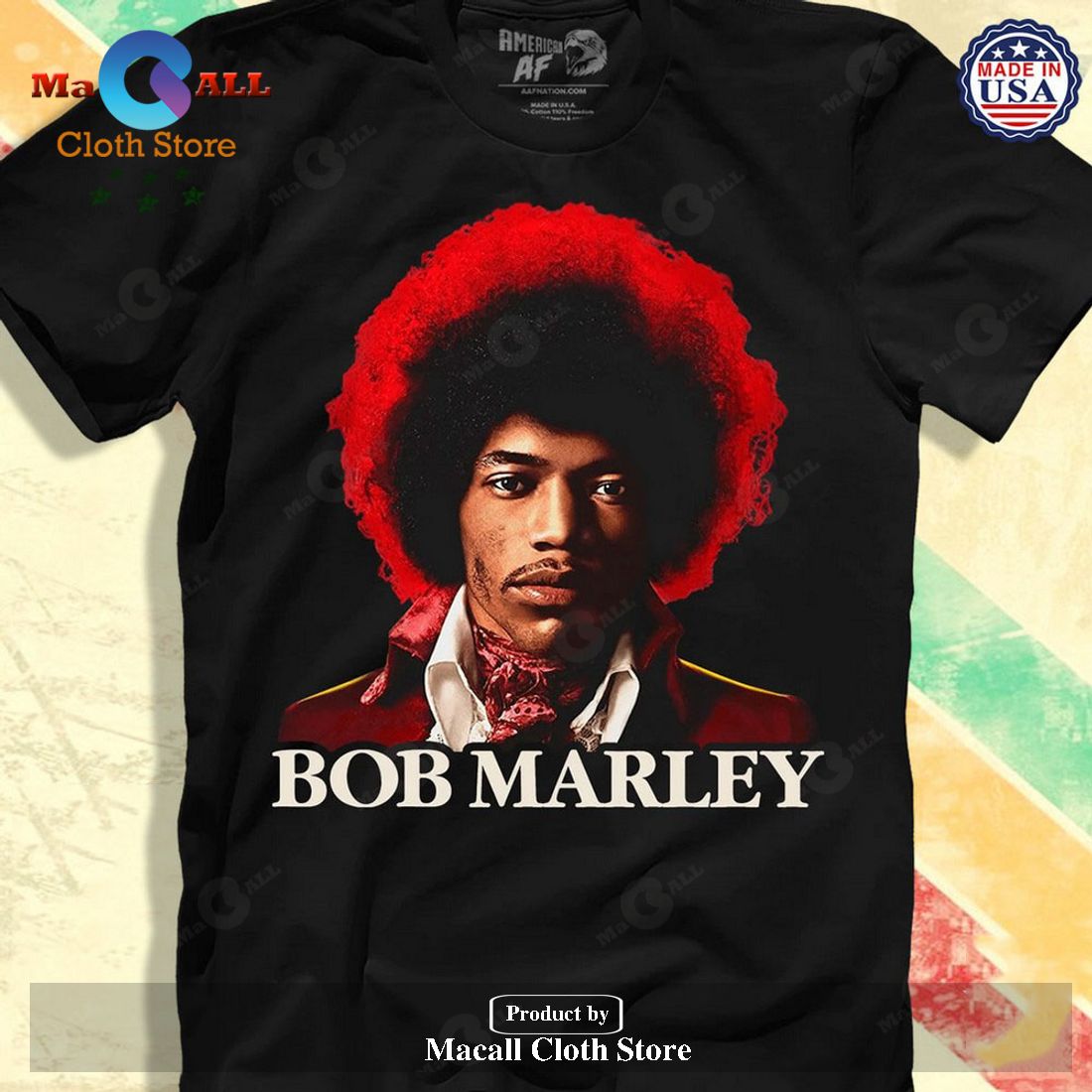 Bob Marley Unisex Classic Trend T-Shirt Hoodie Sweatshirt