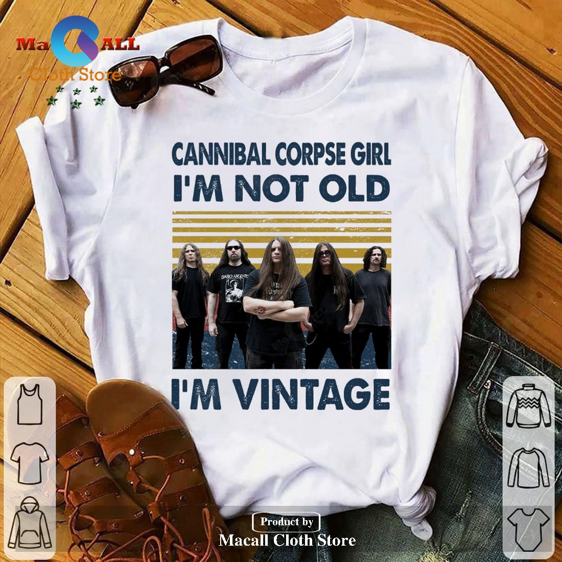 Cannibal Corpse Girl I’m not old i’m vintage Unisex Classic T-Shirt Hoodie Sweatshirt