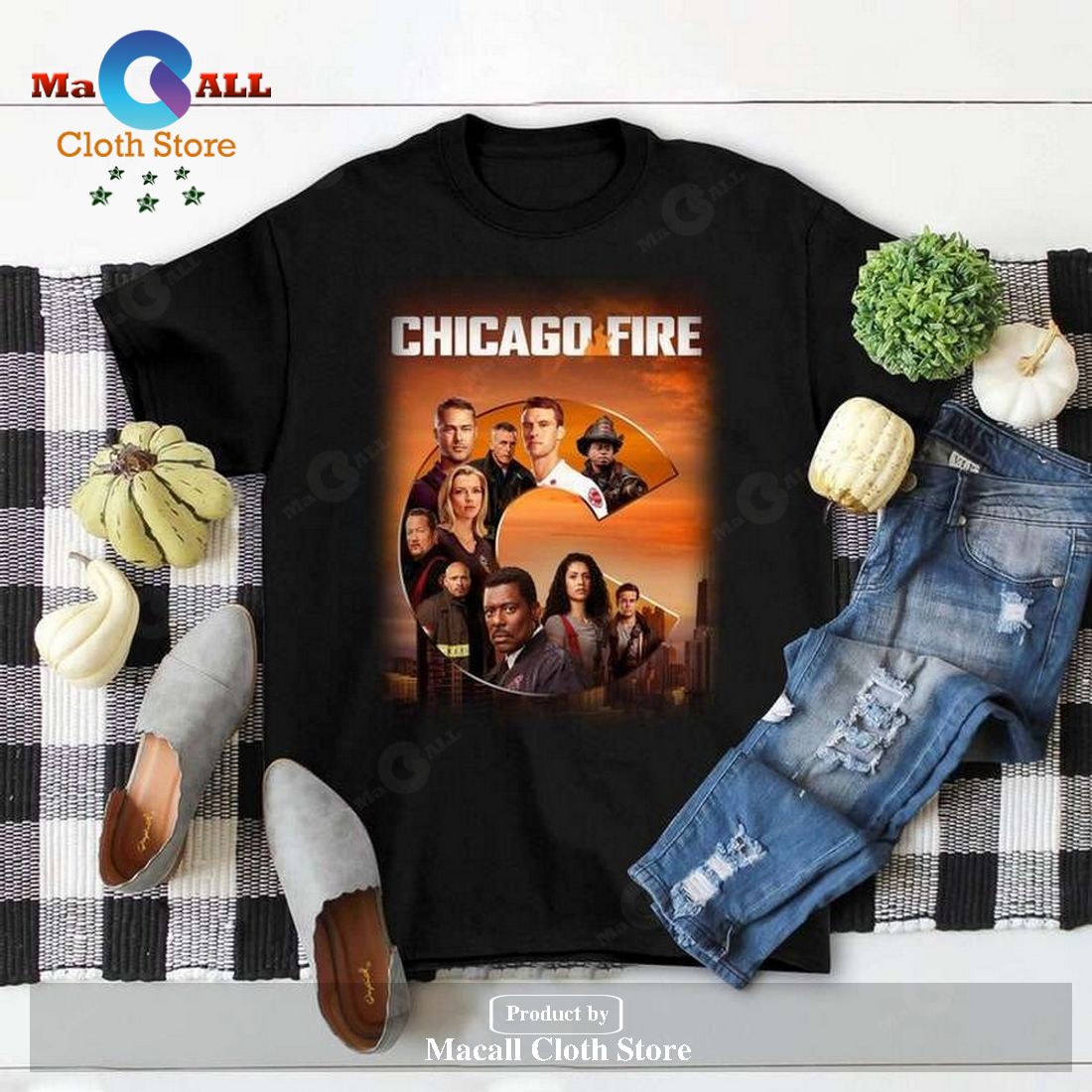 Chicago Fire C Unisex Classic T-Shirt Hoodie Sweatshirt