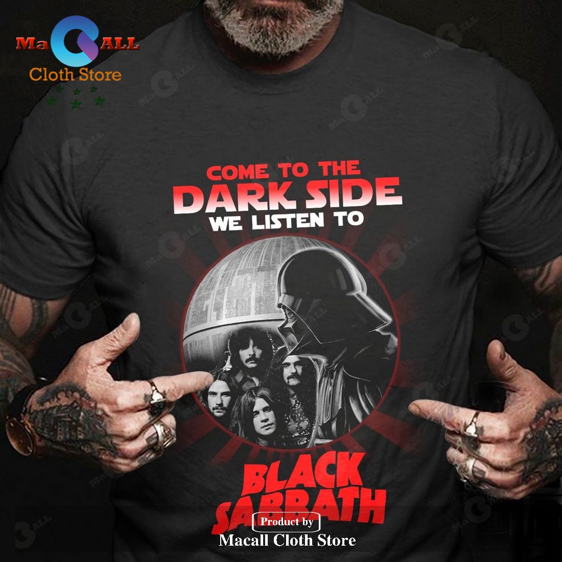 Come To The Dark Side We Listen To Black Sabbath Unisex Classic T-Shirt Hoodie Sweatshirt Come To The Dark Side We Listen To Black Sabbath Unisex Classic T-Shirt Hoodie Sweatshirt