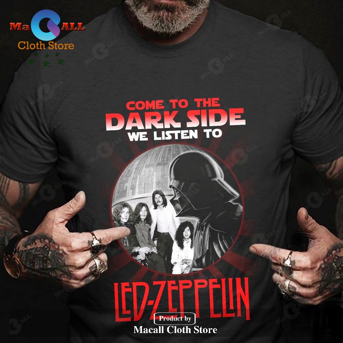 Come To The Dark Side We Listen To Led Zeppelin Unisex Classic T-Shirt Hoodie Sweatshirt Come To The Dark Side We Listen To Led Zeppelin Unisex Classic T-Shirt Hoodie Sweatshirt
