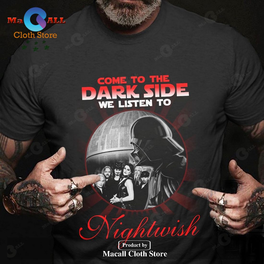 Come To The Dark Side We Listen To Nightwish Unisex Classic T-Shirt Hoodie Sweatshirt Come To The Dark Side We Listen To Nightwish Unisex Classic T-Shirt Hoodie Sweatshirt
