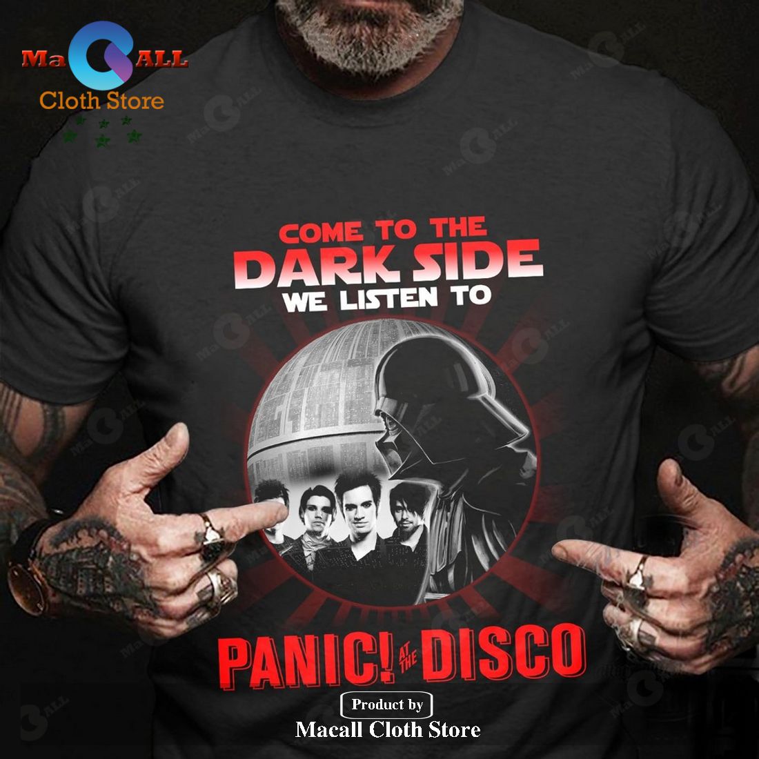 Come To The Dark Side We Listen To Panic! At The Disco Unisex Classic T-Shirt Hoodie Sweatshirt Come To The Dark Side We Listen To Panic! At The Disco Unisex Classic T-Shirt Hoodie Sweatshirt