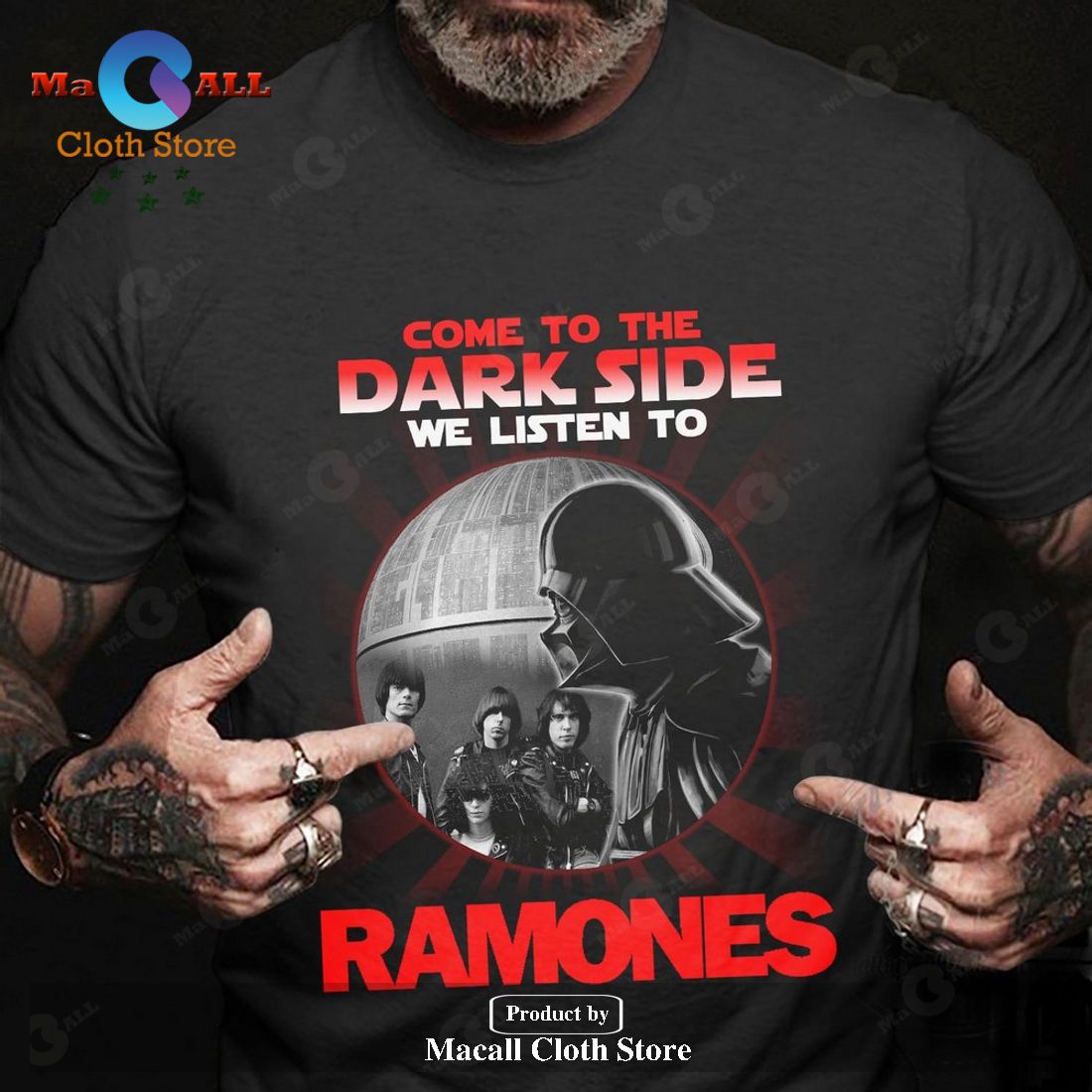 Come To The Dark Side We Listen To Ramones Unisex Classic T-Shirt Hoodie Sweatshirt Come To The Dark Side We Listen To Ramones Unisex Classic T-Shirt Hoodie Sweatshirt