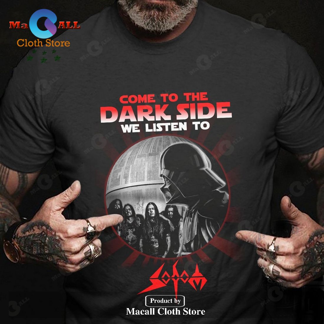 Come To The Dark Side We Listen To Sodom Unisex Classic T-Shirt Hoodie Sweatshirt