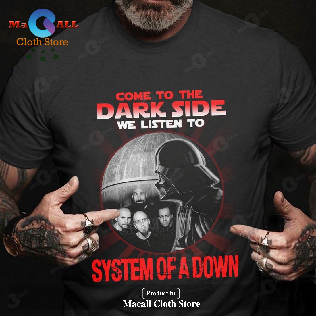 Come To The Dark Side We Listen To System Of A Down Unisex Classic T-Shirt Hoodie Sweatshirt Come To The Dark Side We Listen To System Of A Down Unisex Classic T-Shirt Hoodie Sweatshirt