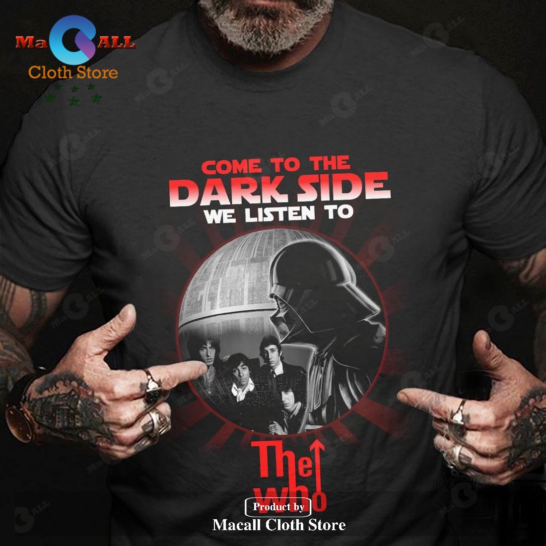 Come To The Dark Side We Listen To The Who Unisex Classic T-Shirt Hoodie Sweatshirt Come To The Dark Side We Listen To The Who Unisex Classic T-Shirt Hoodie Sweatshirt