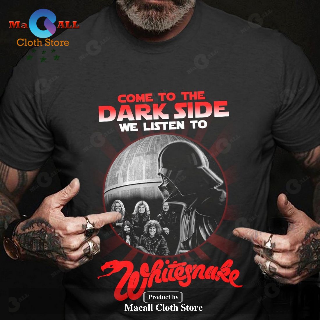 Come To The Dark Side We Listen To Whitesnake Unisex Classic T-Shirt Hoodie Sweatshirt Come To The Dark Side We Listen To Whitesnake Unisex Classic T-Shirt Hoodie Sweatshirt