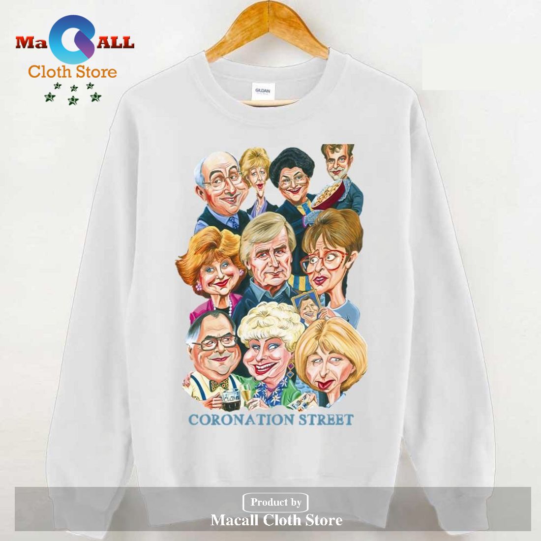 Coronation Street Comics Characters Unisex Classic T-Shirt Hoodie Sweatshirt Coronation Street Comics Characters Unisex Classic T-Shirt Hoodie Sweatshirt