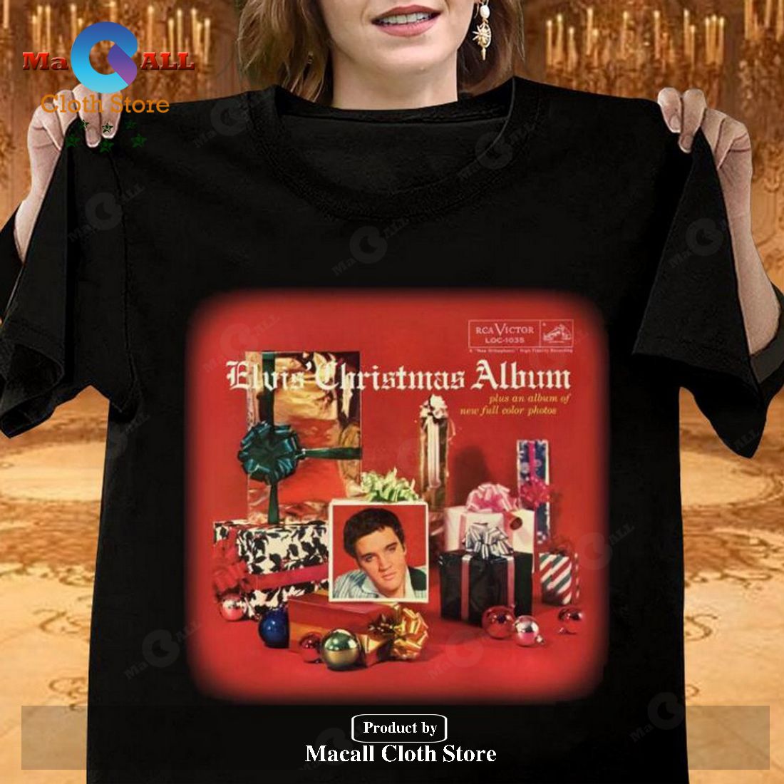 Elvis Presley Christmas Album Unisex Classic T-Shirt Hoodie Sweatshirt