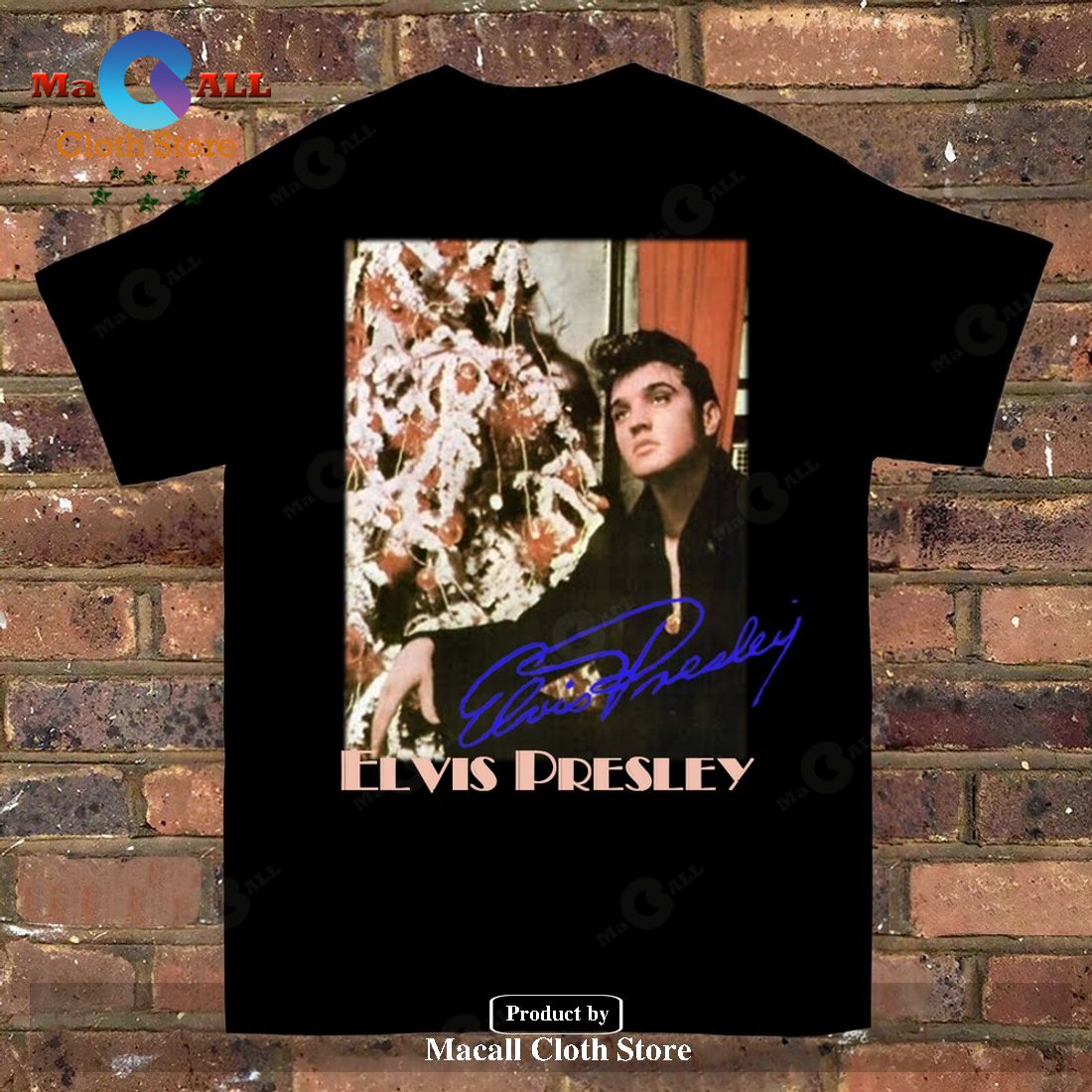 Elvis Presley Christmas Unisex Classic T-Shirt Hoodie Sweatshirt