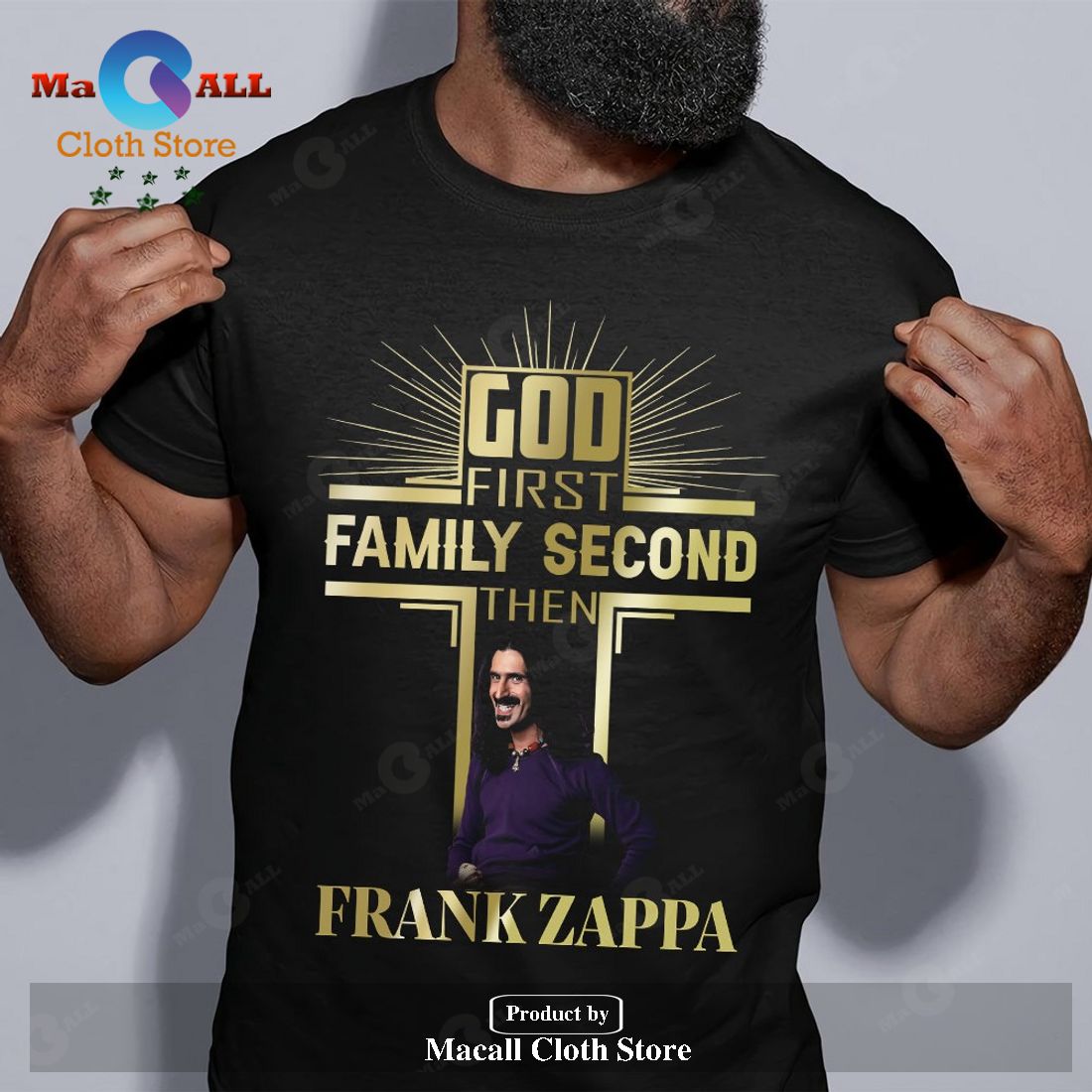 God First Family Second Then Frank Zappa Unisex Classic T-Shirt Hoodie Sweatshirt God First Family Second Then Frank Zappa Unisex Classic T-Shirt Hoodie Sweatshirt