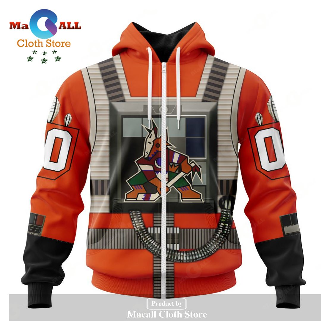Personalized NHL Arizona Coyotes Star Wars Rebel Pilot Design Hoodie Sweatshirt 3D LIMITED EDITION Personalized NHL Arizona Coyotes Star Wars Rebel Pilot Design Hoodie Sweatshirt 3D LIMITED EDITION
