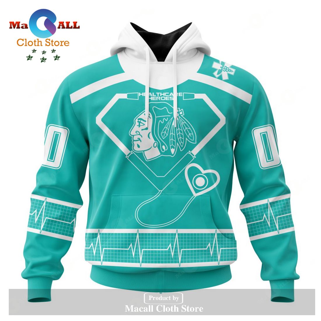 Personalized NHL Chicago Blackhawks Special Design Honoring Healthcare Heroes Hoodie Sweatshirt 3D LIMITED EDITION Personalized NHL Chicago Blackhawks Special Design Honoring Healthcare Heroes Hoodie Sweatshirt 3D LIMITED EDITION