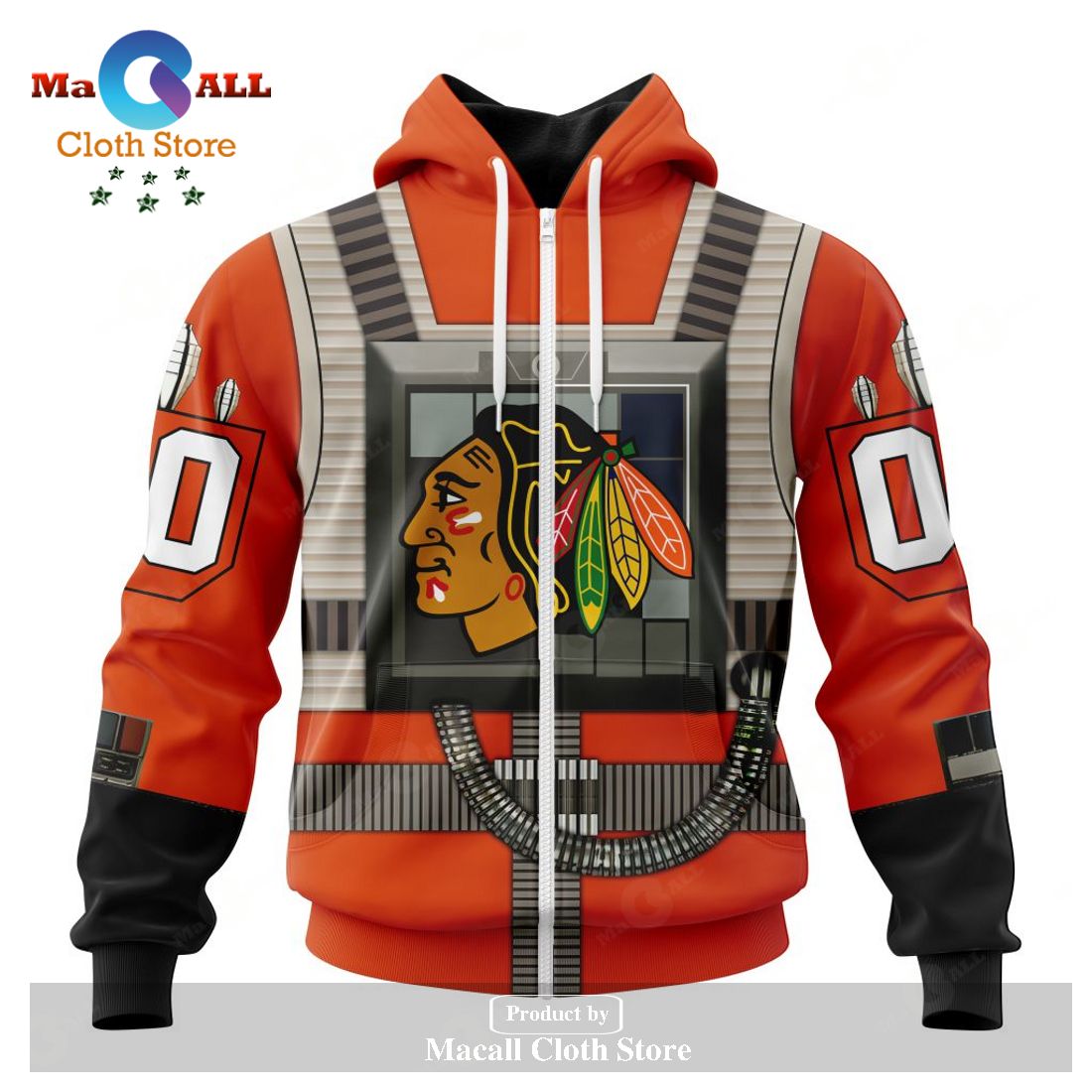 Personalized NHL Chicago Blackhawks Star Wars Rebel Pilot Design Hoodie Sweatshirt 3D LIMITED EDITION Personalized NHL Chicago Blackhawks Star Wars Rebel Pilot Design Hoodie Sweatshirt 3D LIMITED EDITION