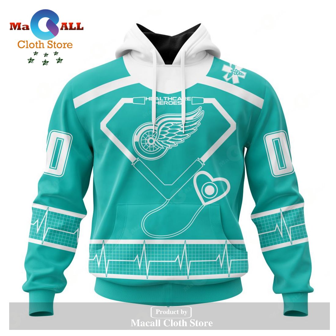 Personalized NHL Detroit Red Wings Special Design Honoring Healthcare Heroes Hoodie Sweatshirt 3D LIMITED EDITION Personalized NHL Detroit Red Wings Special Design Honoring Healthcare Heroes Hoodie Sweatshirt 3D LIMITED EDITION