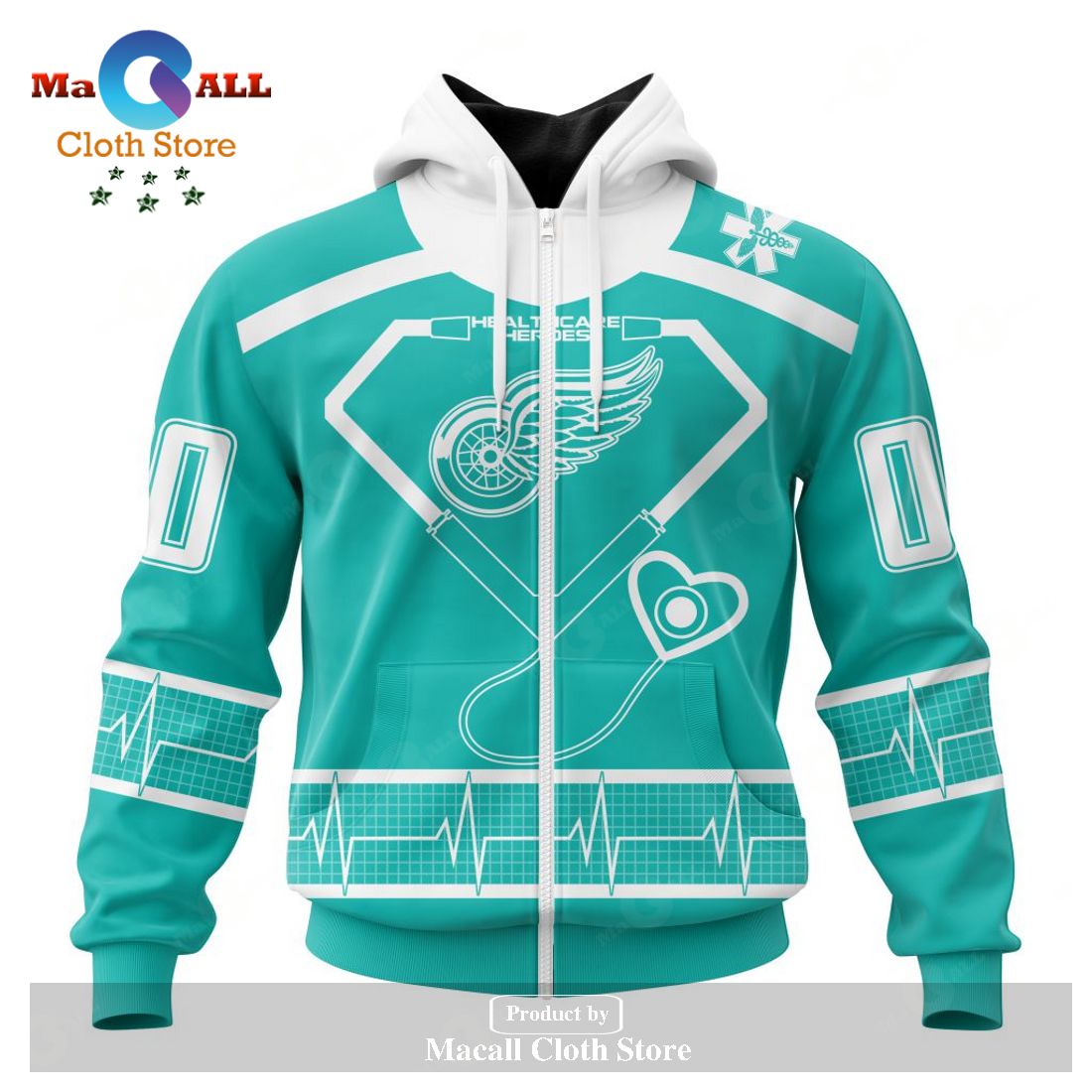 Personalized NHL Detroit Red Wings Special Design Honoring Healthcare Heroes Hoodie Sweatshirt 3D LIMITED EDITION Personalized NHL Detroit Red Wings Special Design Honoring Healthcare Heroes Hoodie Sweatshirt 3D LIMITED EDITION