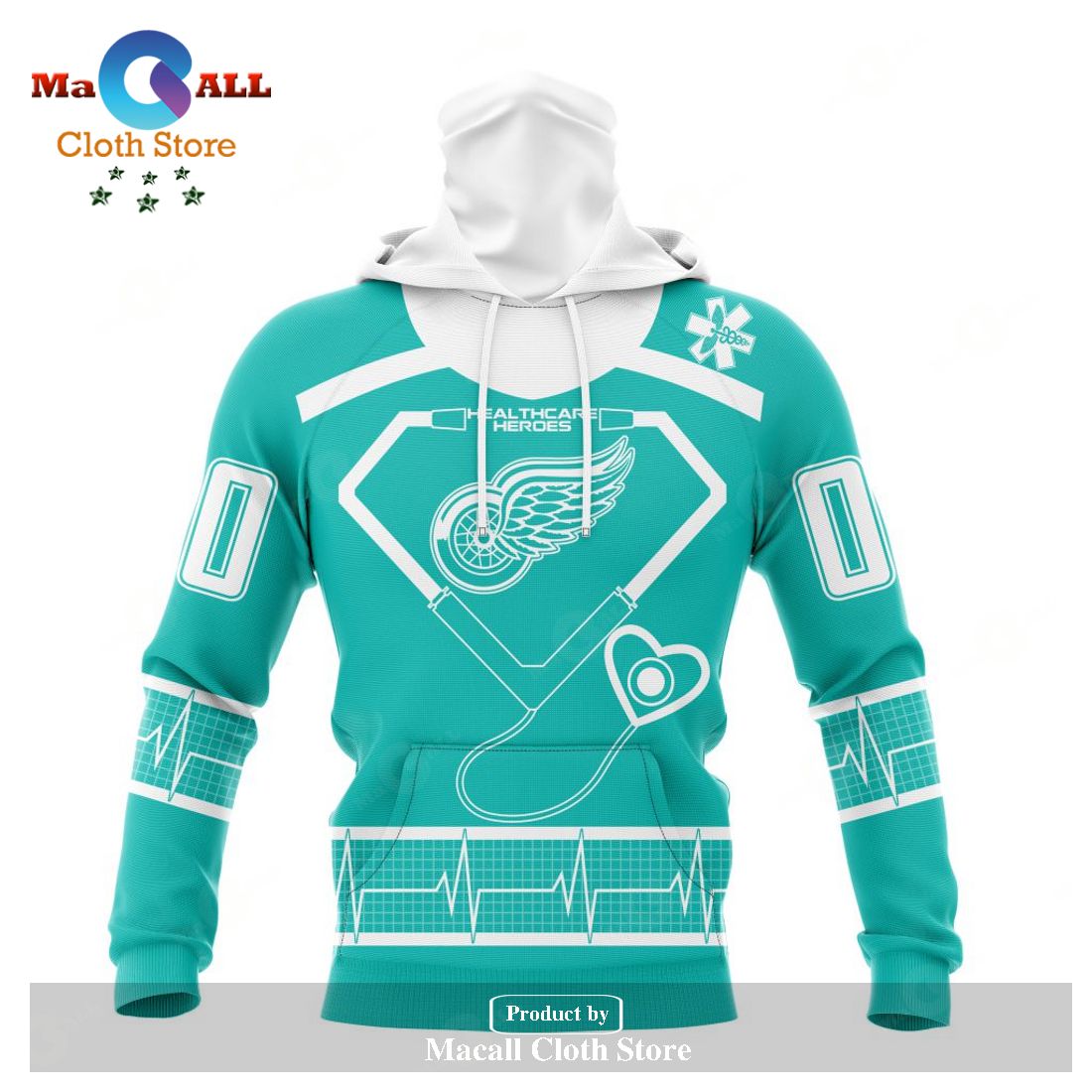 Personalized NHL Detroit Red Wings Special Design Honoring Healthcare Heroes Hoodie Sweatshirt 3D LIMITED EDITION Personalized NHL Detroit Red Wings Special Design Honoring Healthcare Heroes Hoodie Sweatshirt 3D LIMITED EDITION