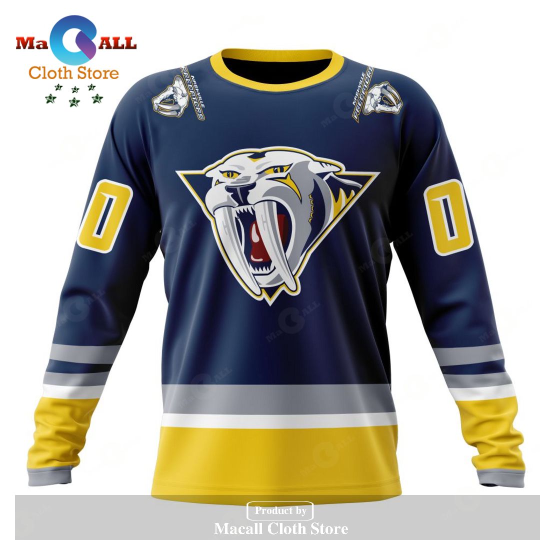 Custom Nashville Predators Unisex With Retro Concepts Sweatshirt NHL Hoodie  3D - Bring Your Ideas, Thoughts And Imaginations Into Reality Today