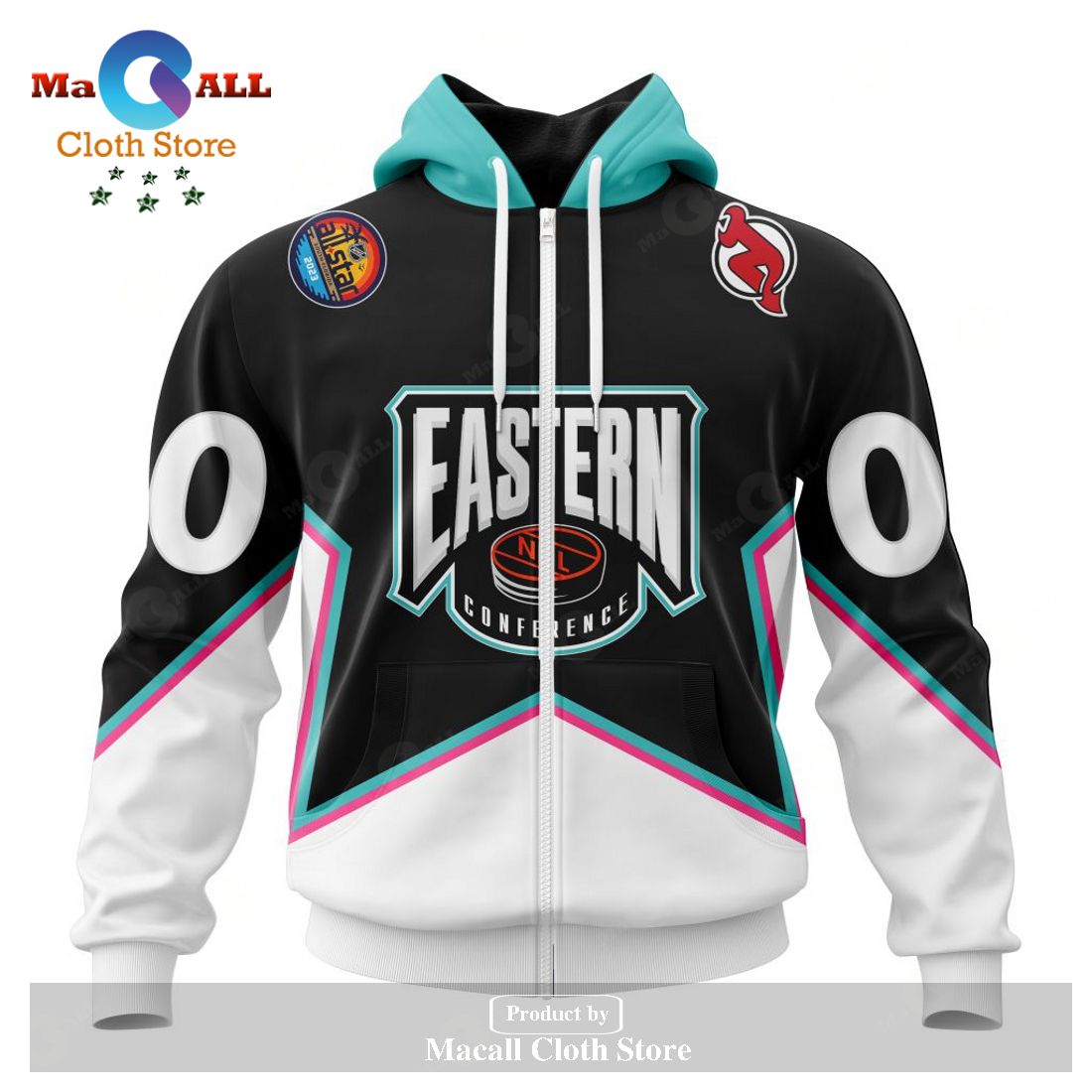 Personalized NHL New Jersey Devils All-Star Eastern Conference 2023 Hoodie Sweatshirt 3D LIMITED EDITION