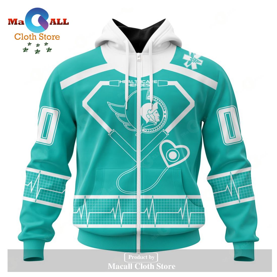 Personalized NHL Ottawa Senators Special Design Honoring Healthcare Heroes Hoodie Sweatshirt 3D LIMITED EDITION