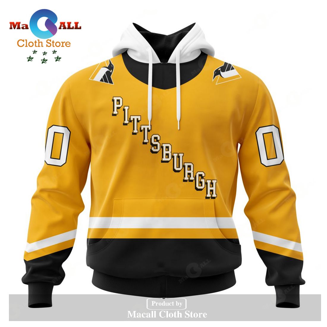 Personalized NHL Pittsburgh Penguins Special Reverse Retro Redesign Hoodie Sweatshirt 3D LIMITED EDITION