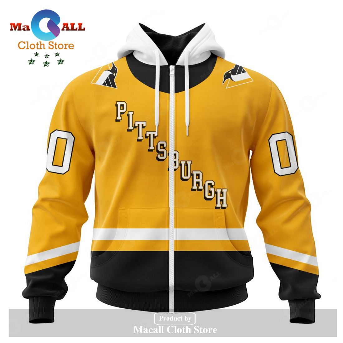 Personalized NHL Pittsburgh Penguins Special Reverse Retro Redesign Hoodie Sweatshirt 3D LIMITED EDITION
