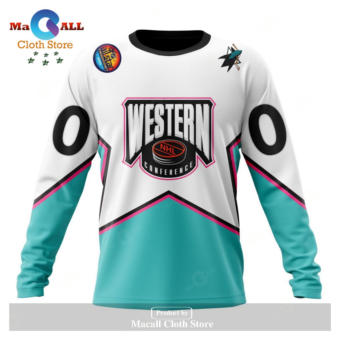 Personalized NHL San Jose Sharks All-Star Western Conference 2023 Hoodie Sweatshirt 3D LIMITED EDITION Personalized NHL San Jose Sharks All-Star Western Conference 2023 Hoodie Sweatshirt 3D LIMITED EDITION